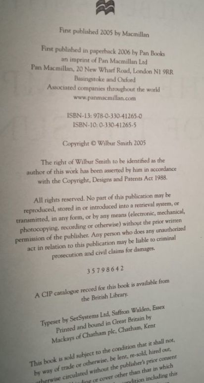 Triumph Of the Sun the Wilbur Smith на английском English книга - фото фото фото 2