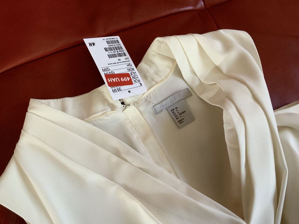 Платье чёрно-белое H&amp;M, р.36, новое - фото фото фото 1