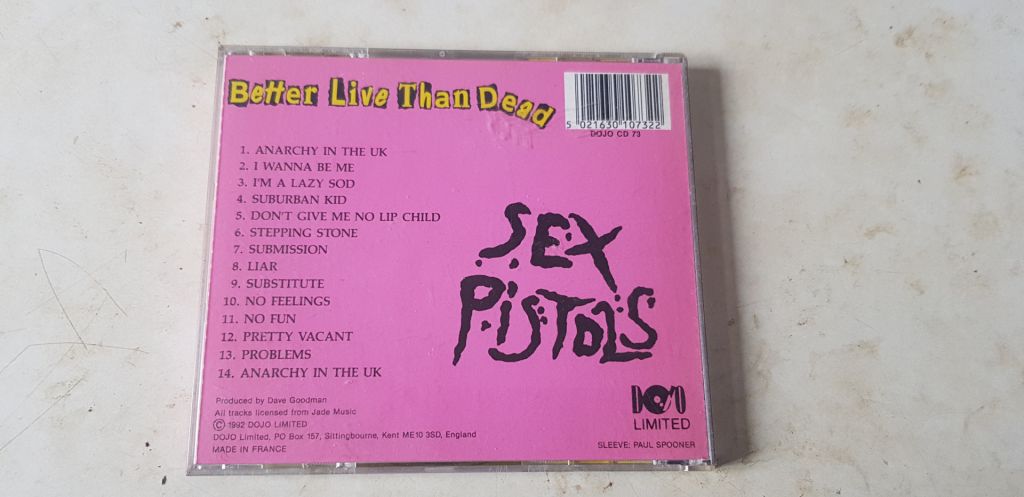 Sex Pistols Better Live Than Dead CD фірмовий - фото фото фото 1