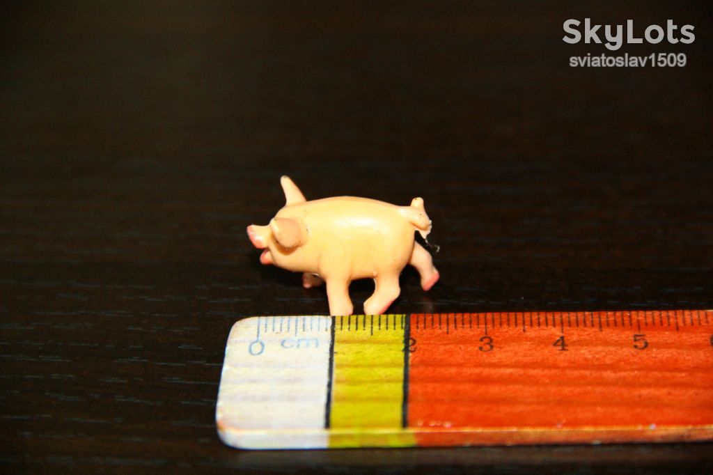 ПОРОСЯ животные-микро Bullyland Schleich ??? РЕЗИНА!! ФРГ - фото фото фото 2