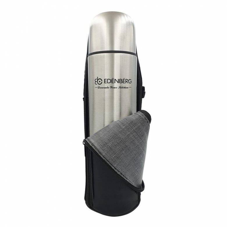 Термос Edenberg Eb-3503, 0,75 л (с чехлом) - фото фото фото 3