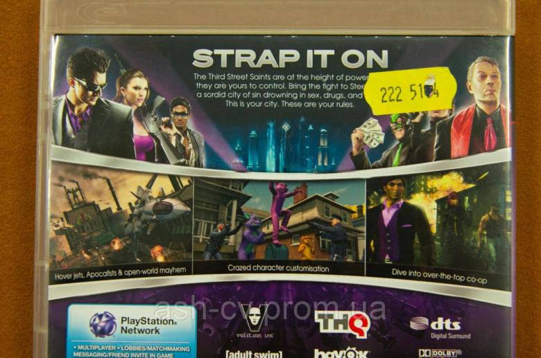 Диск Playstation 3 - Saints Row The Third - фото фото фото 1