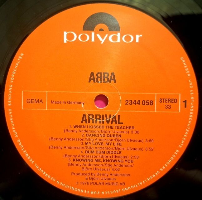 ABBA - Arrival - 1976.  (LP). 12. Vinyl. Пластинка. Germany. - фото фото фото 2