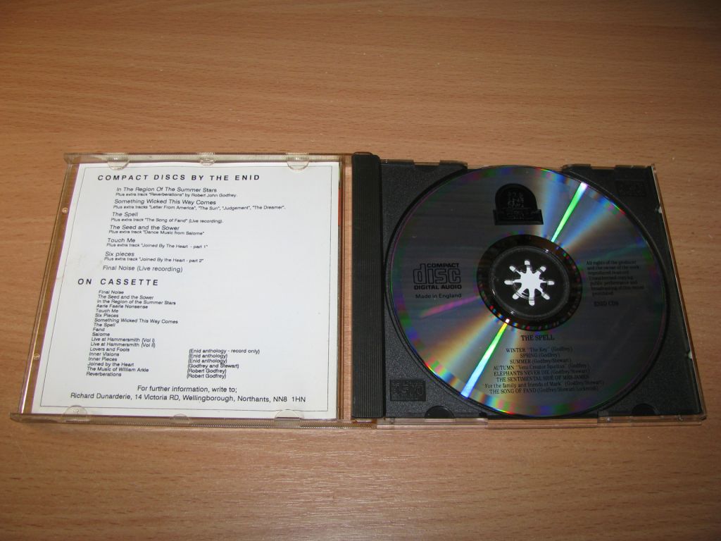 THE ENID - The Spell  (1986 Self-press 1st press,UK) - фото фото фото 1