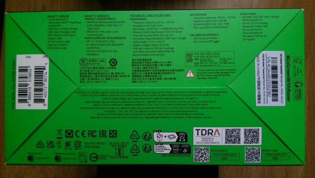 Razer Barracuda X Ігрова гарнітура - фото фото фото 7