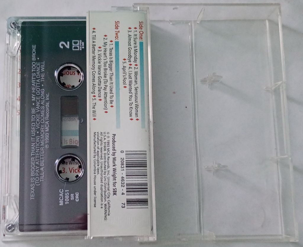 MARK CHESNUTT Almost Goodbye. Cassette US - фото фото фото 1