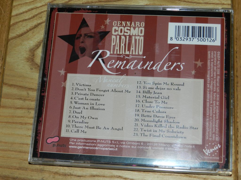 CD  Genaro Cosmo Parlato - Remainders - фото фото фото 5