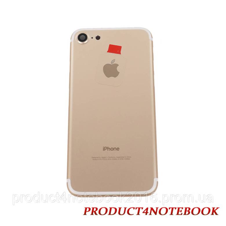 Задняя крышка для iPhone 7, gold, оригинал - фото фото фото 1