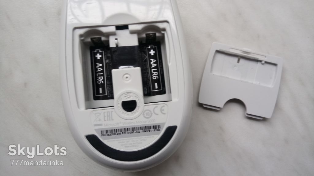МЫШКА БЕСПРОВОДНАЯ MICROSOFT WIRELESS  MOUSE 5000 БЕЗ ПРИЕМНИКА - фото фото фото 6