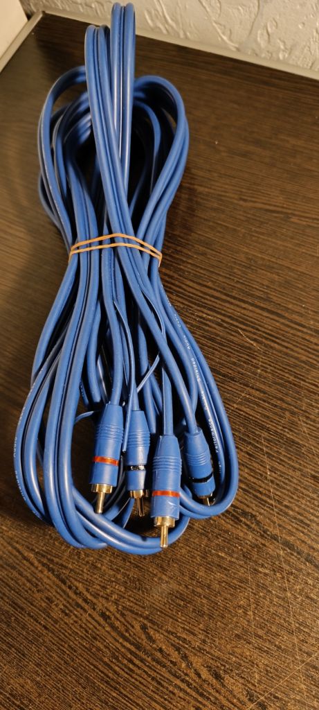 high performance double shielded audio cable made by alfatec 2RCA-2RCA 5m. - фото фото фото 0