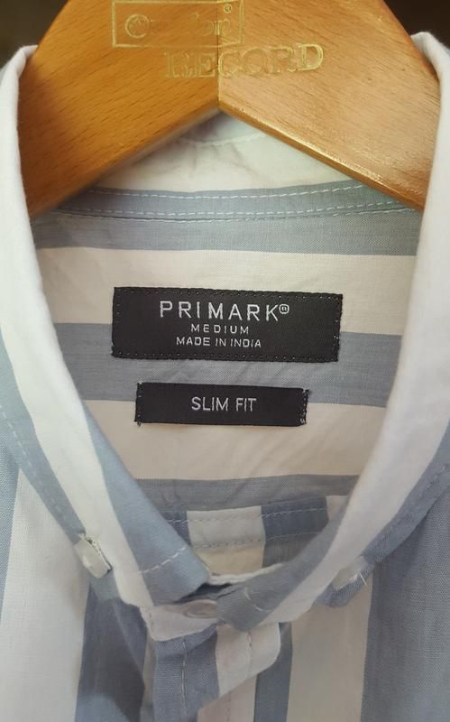 Моднейшая хлопковая рубашка в полоску primark - фото фото фото 3
