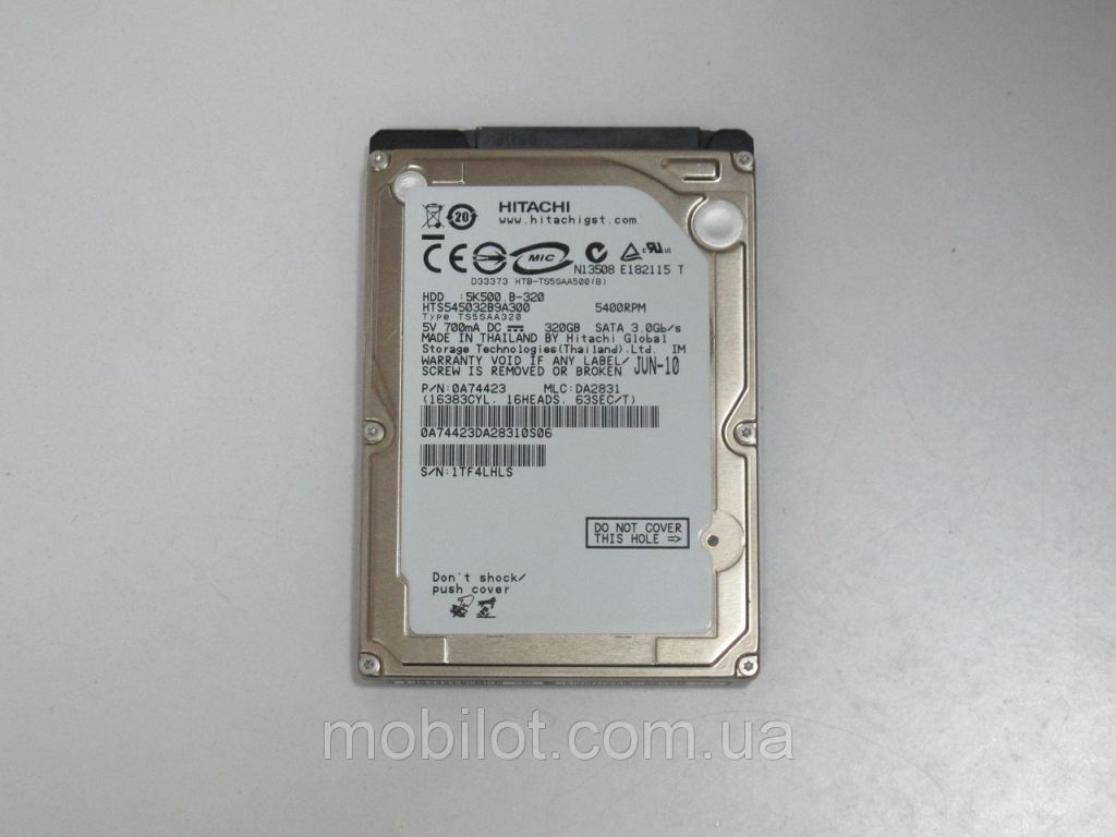 Жесткий диск 2.5" 320Gb Hitachi (HGST) (NZ-4276) - фото фото фото 0