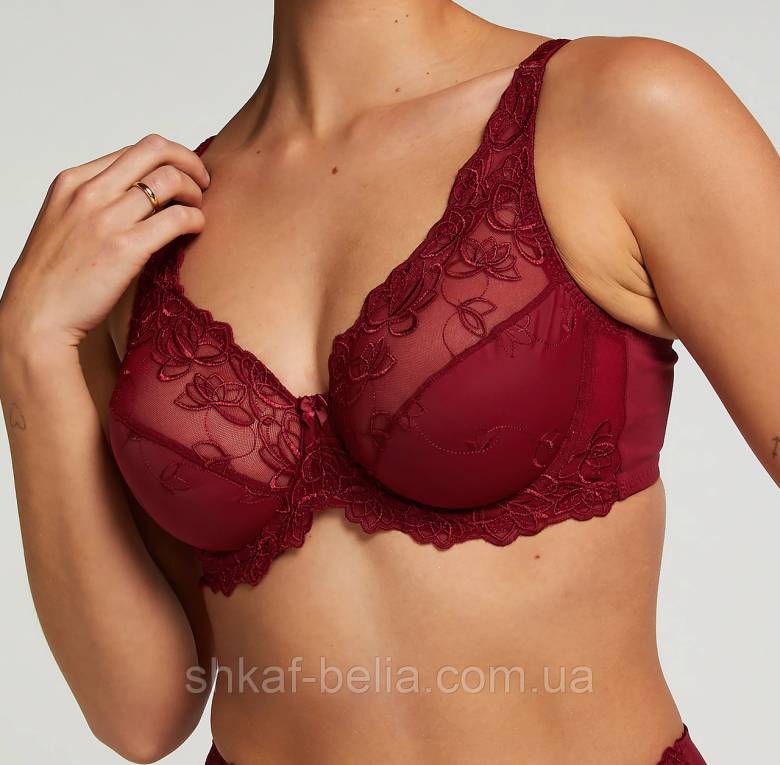Бюстгальтер 80DD 80Е Hunkemoller  мягкий Вышивка - фото фото фото 0