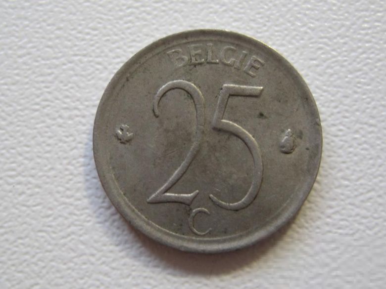Бельгия 25 сантимов 1964 года BELGIE 32922 - фото фото фото 0