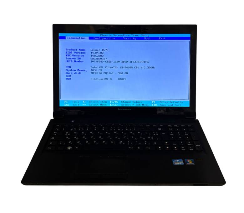 Ноутбук Lenovo IdeaPad B570 i5-2410M/4/320 - Class A- - фото фото фото 4