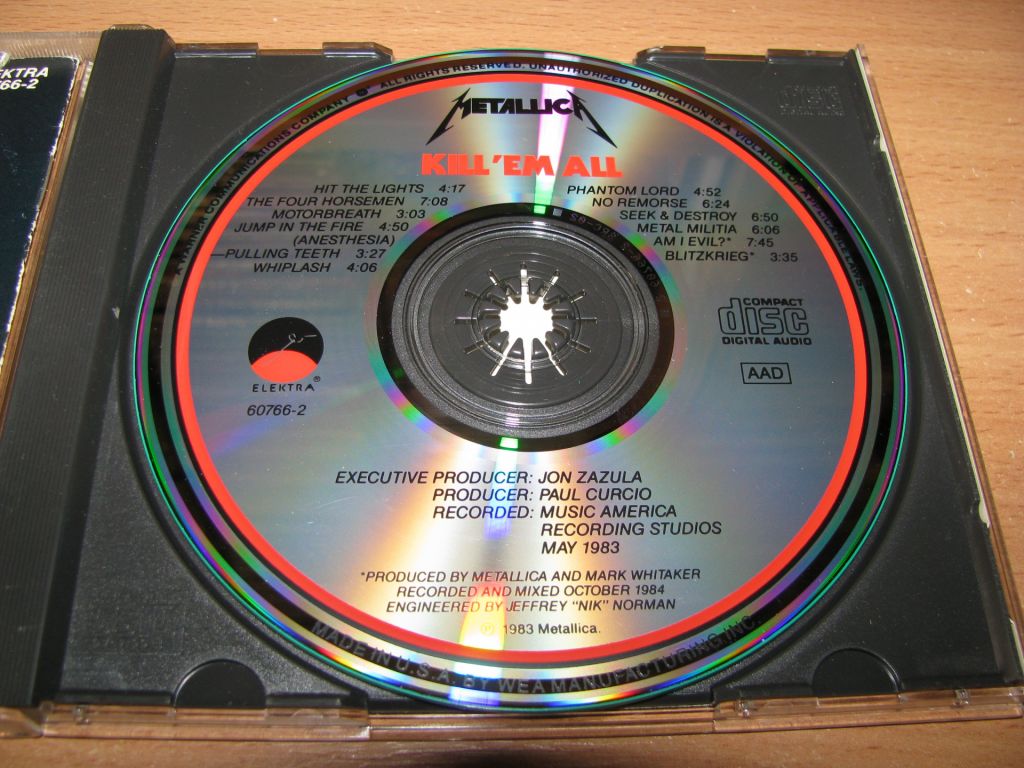 METALLICA - Kill 'Em All     (1988 Elektra USA 12 tracks) - фото фото фото 2