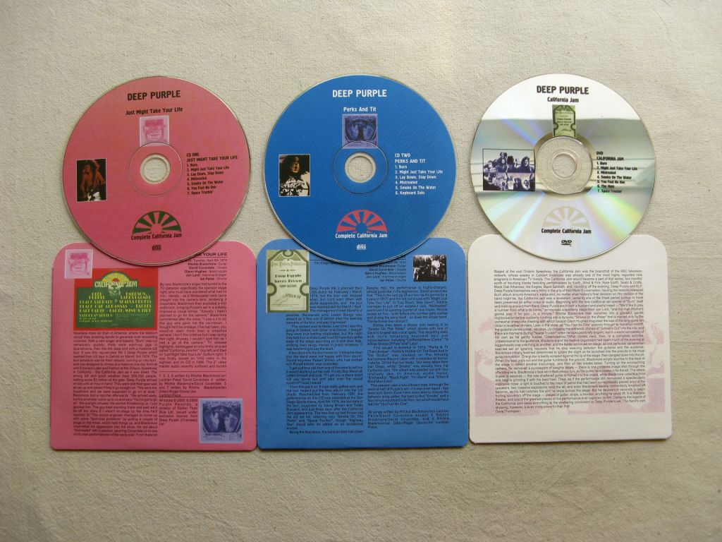 CDLP Deep Purple. Complete California Jam. 2CD+DVD 1974/2005. - фото фото фото 5