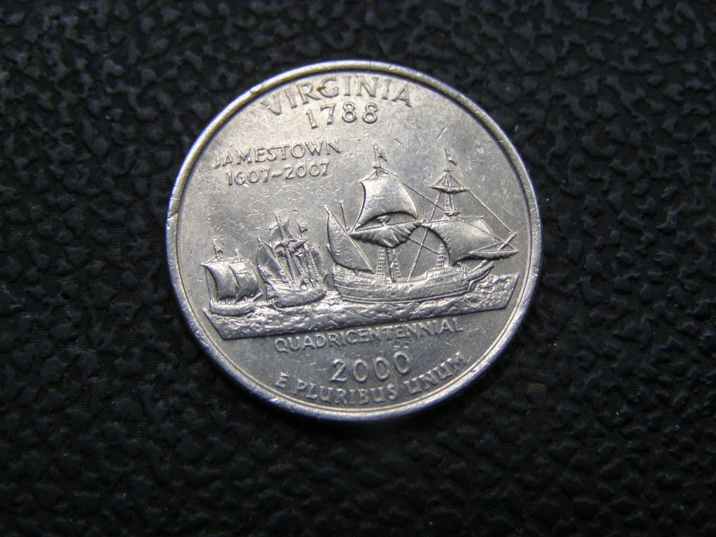 25 центов  США 2000 г. Вирджиния - фото фото фото 0