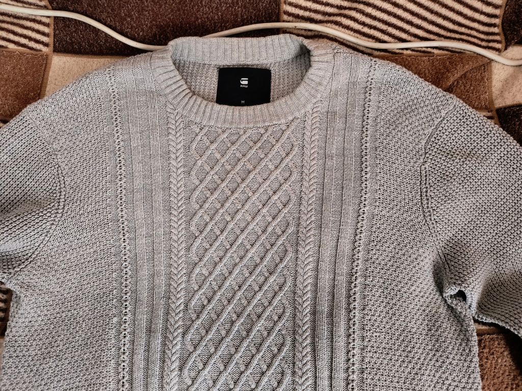 Джемпер G-Star Raw Affni Cable R Knit L/S - фото фото фото 1
