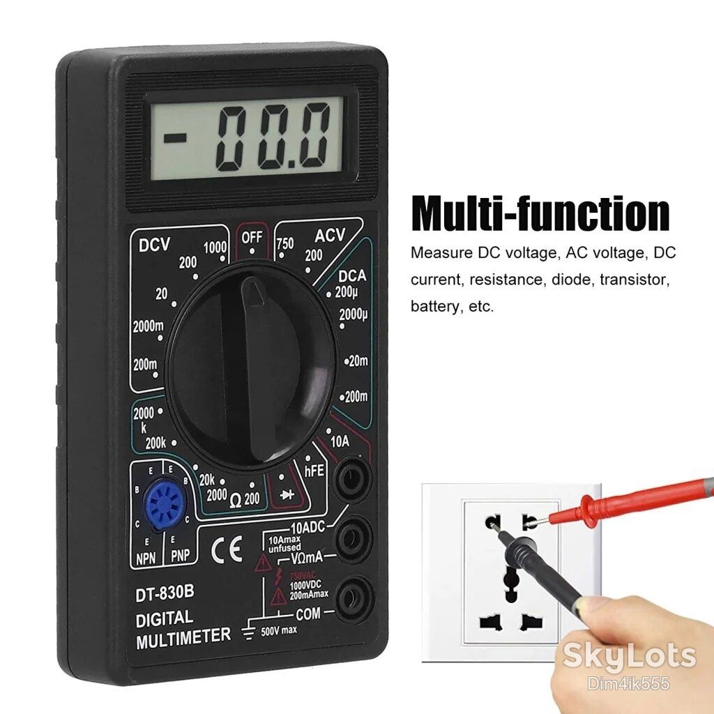 Мультиметр DT-830B - фото фото фото 4