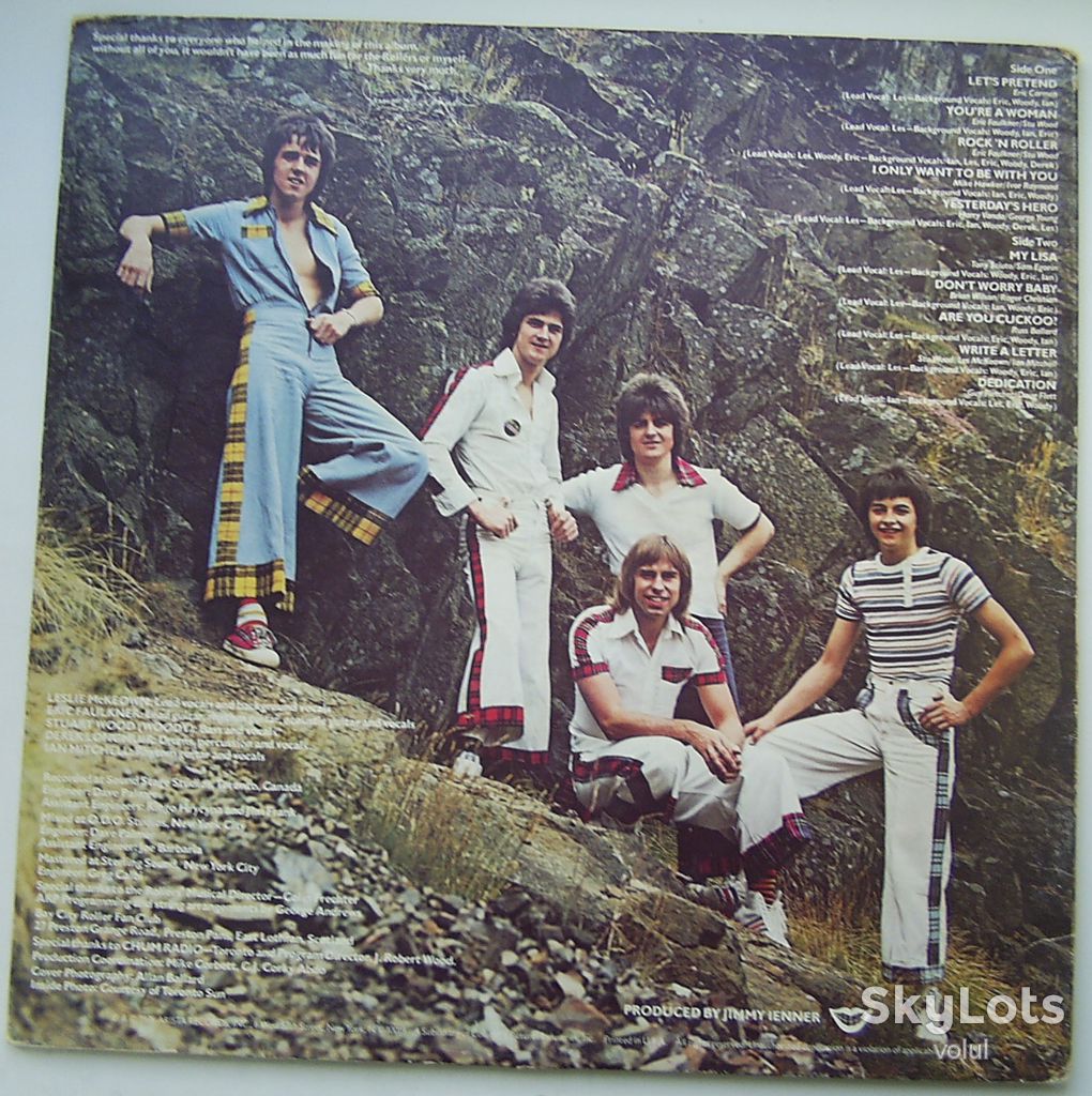 BAY CITY ROLLERS Dedication LP VG+/VG++ - фото фото фото 2