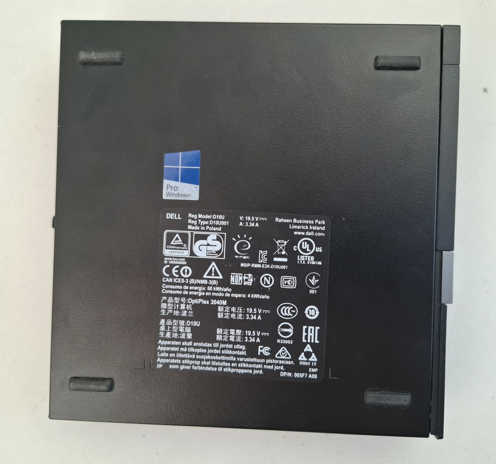 Dell 3050 Micro USFF /i5-6500t   (до 3,5 Ghz) /16 DDR-4/120 Gb ssd   (№52) - фото фото фото 3