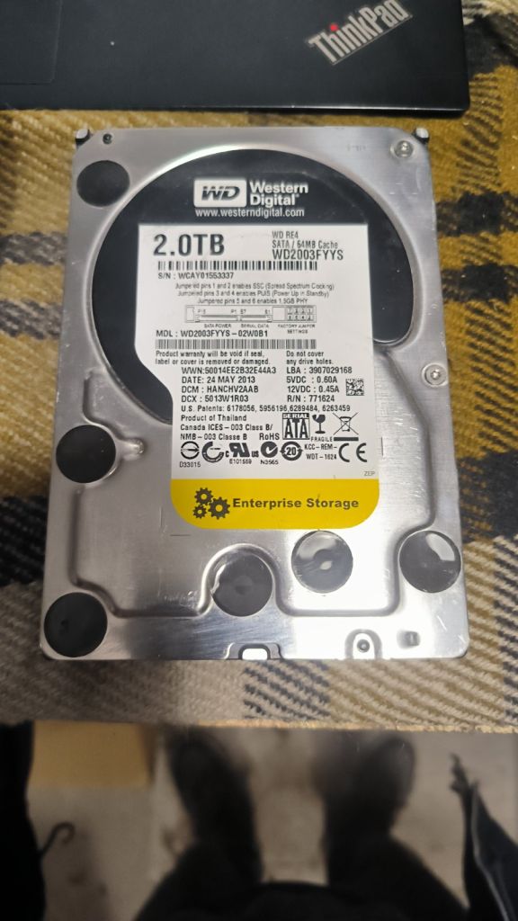 Жорсткий диск HDD Western Digital WD2003FYYS 2TB №1x - фото фото фото 2