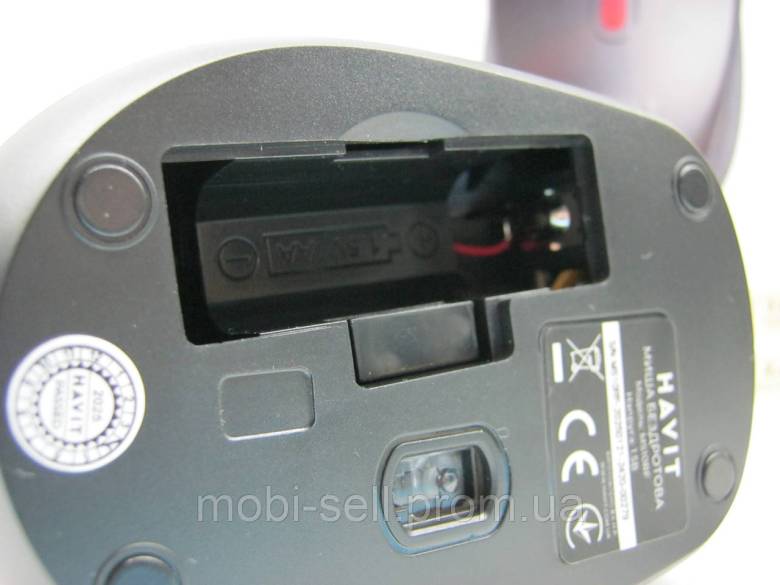 Миша бездротова HAVIT HV-MS10RF Black 2.4 GHz Optical Mouse, 1.5V / АА - фото фото фото 6