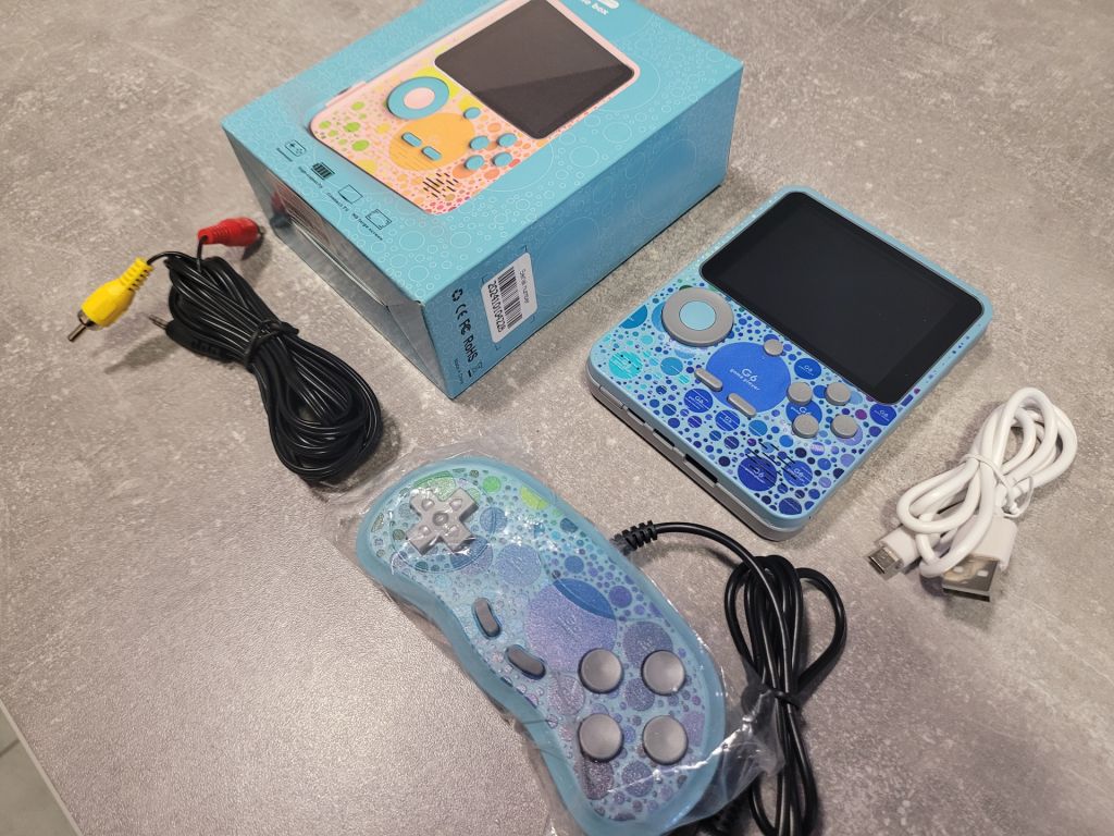 Портативная игровая консоль G6 3.5 дюйма 5000mAh 500 games in 1 Blue - фото фото фото 0