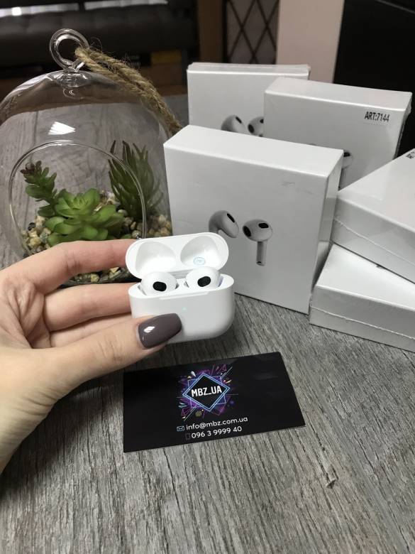 Беспроводные наушники AirPods 3 Bluetooth, Гарантия - фото фото фото 4