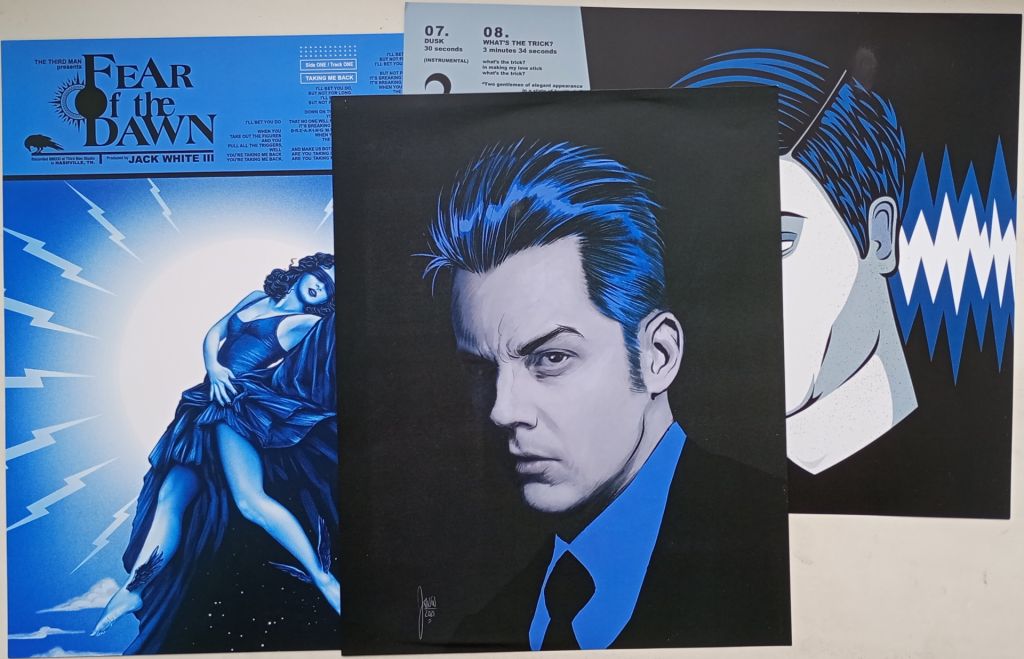 JACK WHITE Fear Of The Dawn LP Blue  (Astronomical Blue) EX+ - фото фото фото 2