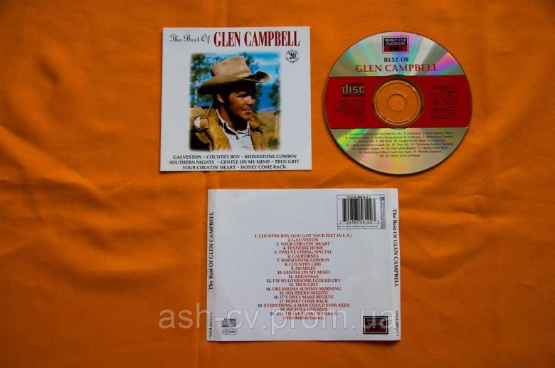 Музичний диск CD. The best of CLEN CAMPBELL 1995 - фото фото фото 2