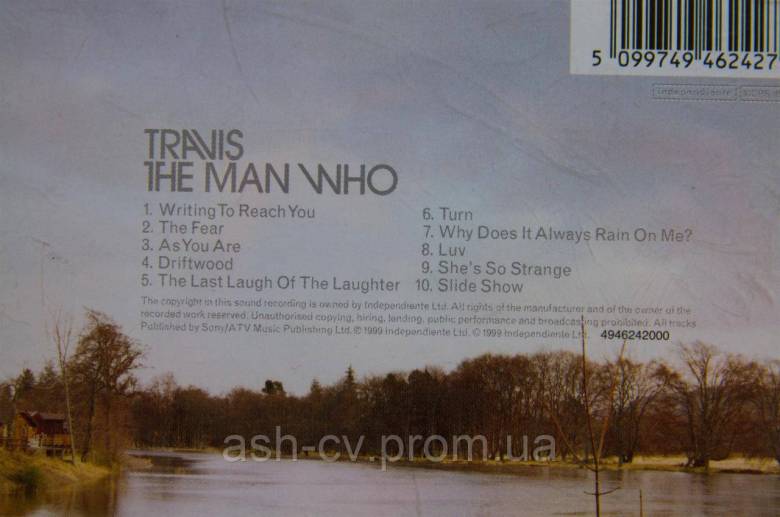 Музичний диск CD. TRAVIS - THE MAN WHO - фото фото фото 2