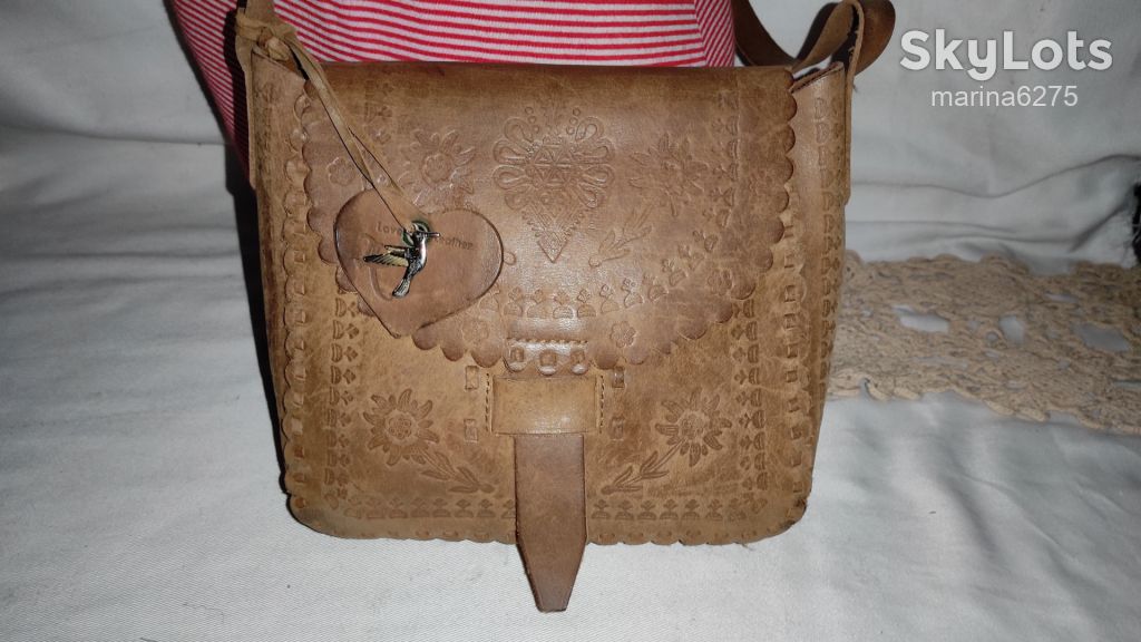 Accessorize~Сумка CROSSBODY 100% Buff leather - фото фото фото 0