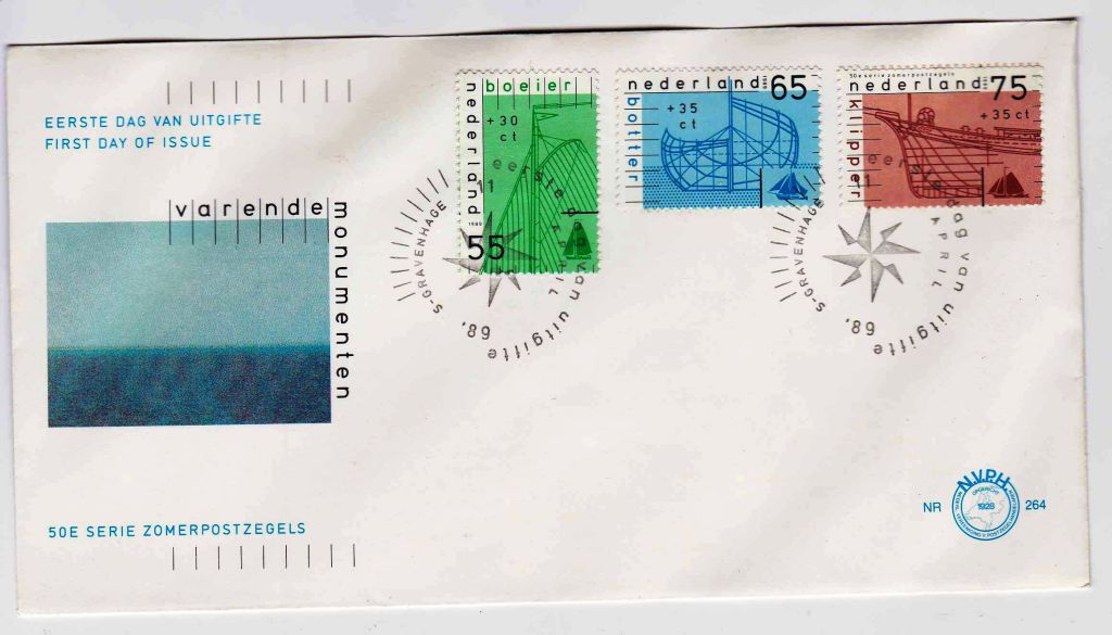 Флот . Нидерланды 1989 г MNH - фото фото фото 0