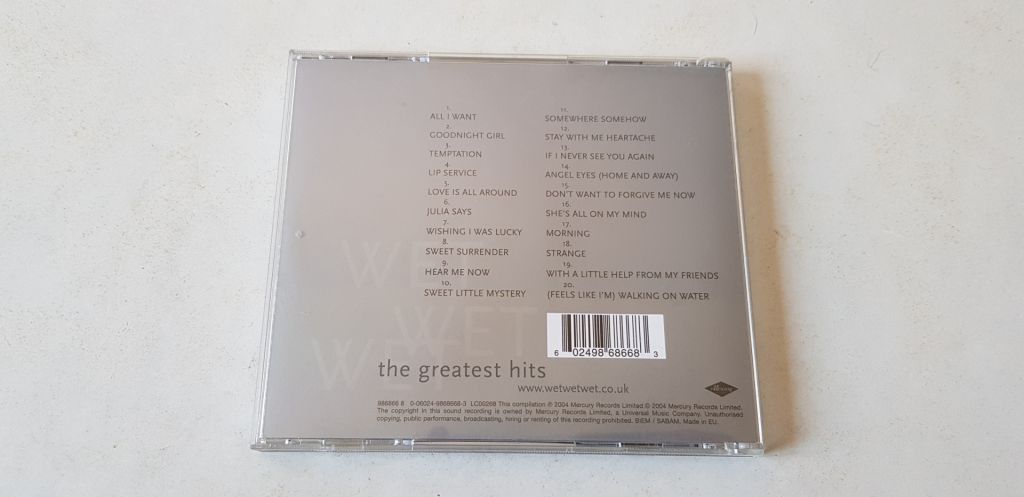 Wet Wet Wet Greatest  Hits CD фірмовий - фото фото фото 1