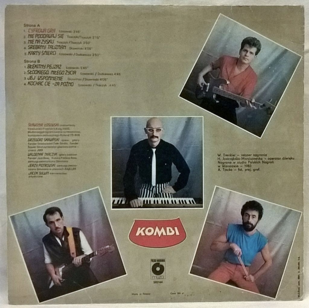 Kombi ‎- Nowy Rozdział - 1984.  (LP). 12. Vinyl. Пластинка. Poland. Rare. - фото фото фото 1