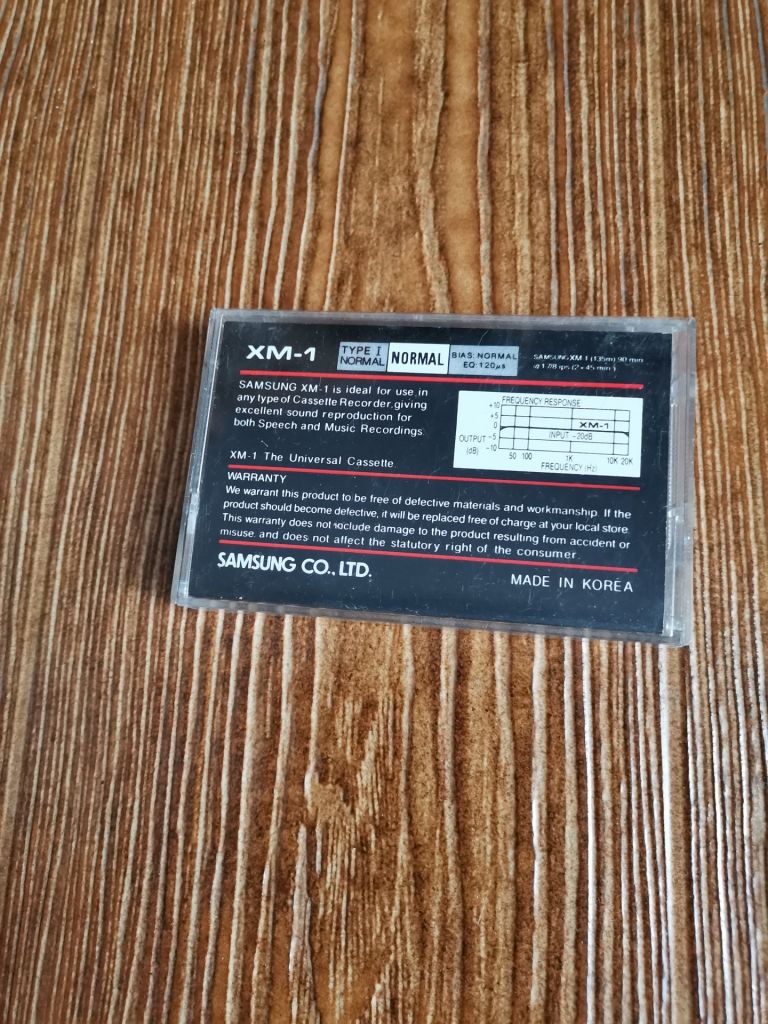 Аудио кассета Samsung XM-1 - фото фото фото 4