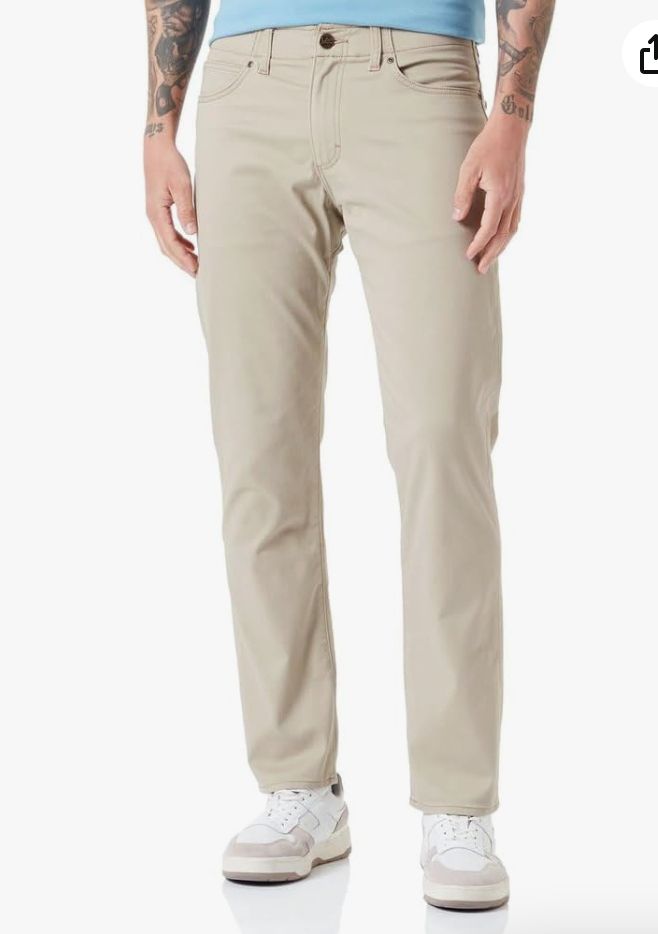 Летние стрейч джинсы Lee Brooklyn Straight Fit . W36/L30 - фото фото фото 0