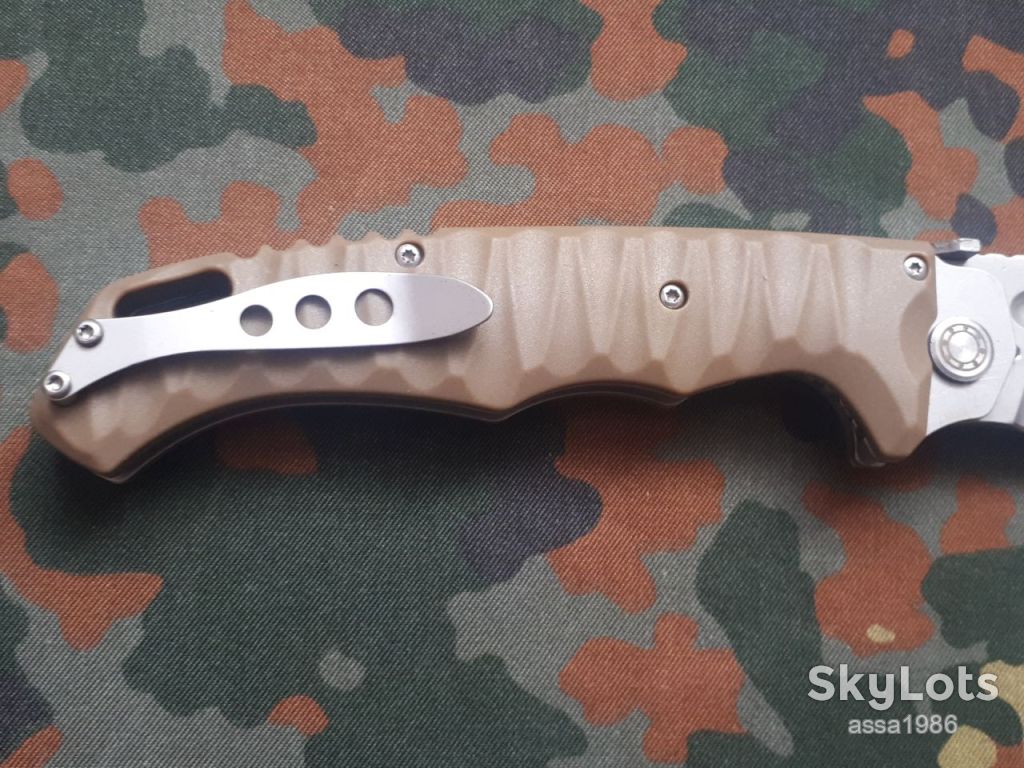 Туристичний складний ніж Нокс Кугуар D2  26.5см,кліпса,отвір під темляк - фото фото фото 6