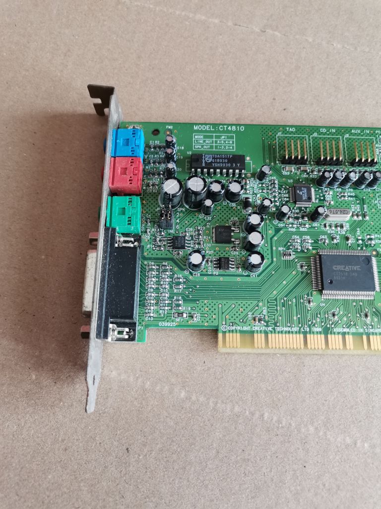 Звуковая карта Creative Labs CT4810 Vibra 128 PCI - фото фото фото 2