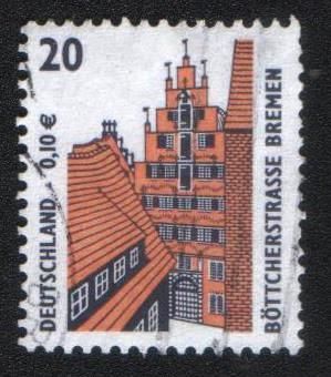 Германия, ФРГ. Böttcherstraße в Бремене. Архитектура - фото фото фото 0