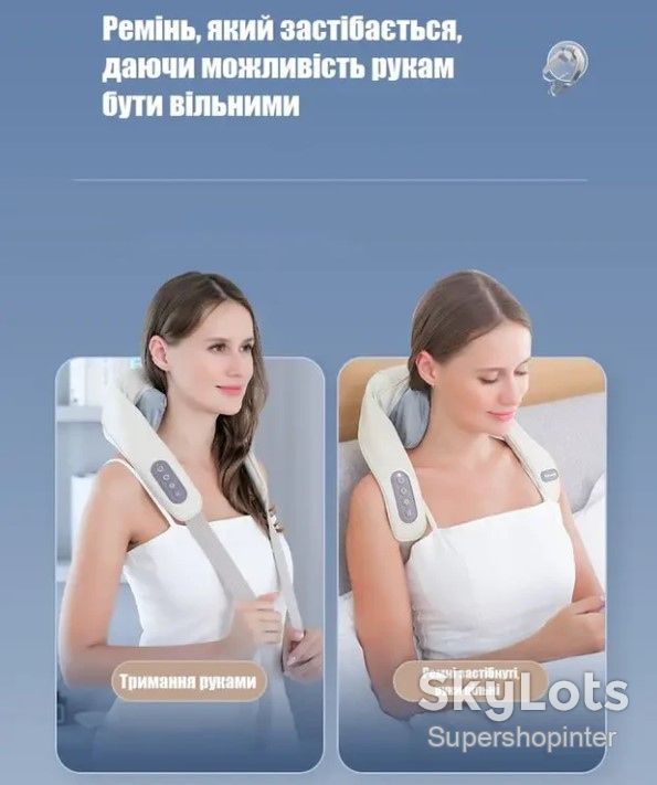 Массажер электрический с подогревом для для спины/шеи/тела Massager NEW - фото фото фото 5