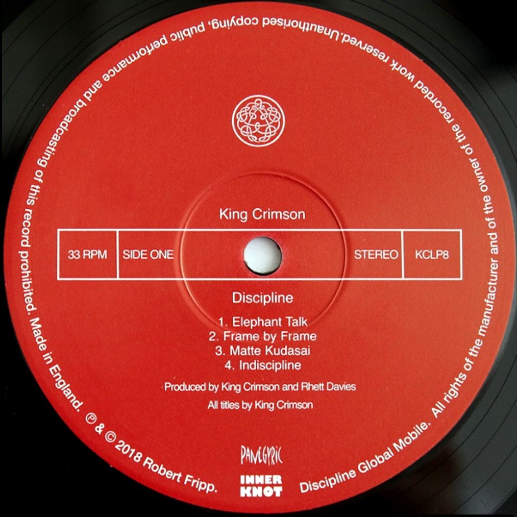 King Crimson - Discipline - 1981.  (LP). 12. Vinyl. Пластинка. Europe. S/S - фото фото фото 4