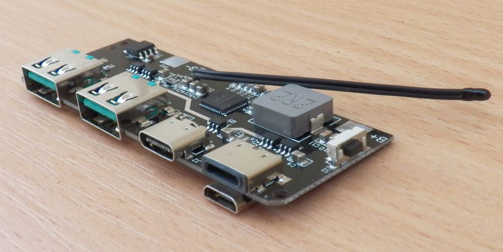 Плата PowerBank  QC4.0 QC3.0 22.5W SW6206S 18650 Li-Ion модуль зарядки / NEW - фото фото фото 1