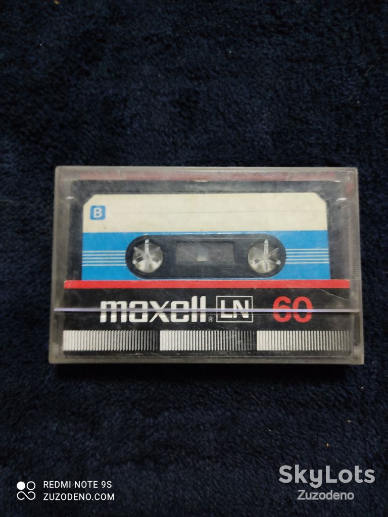 Б/У Аудио кассетa MAXELL LN 60 - фото фото фото 0