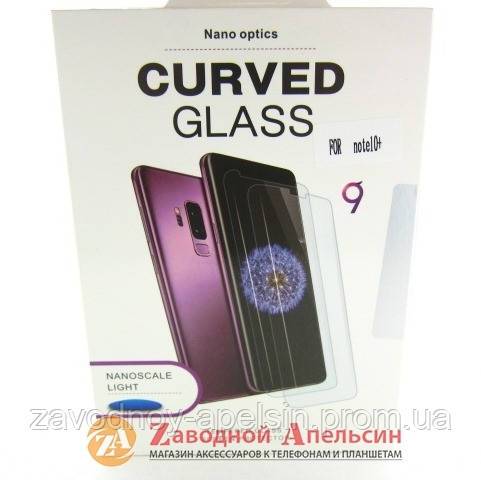 Защитное стекло Samsung Note 10 Plus N975 Full 3D Curved UV Glass - фото фото фото 1