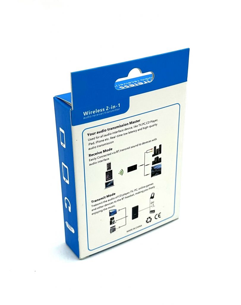 Bluetooth адаптер Wireless 2-in-1 audio receiver / transmitter Черный - фото фото фото 1