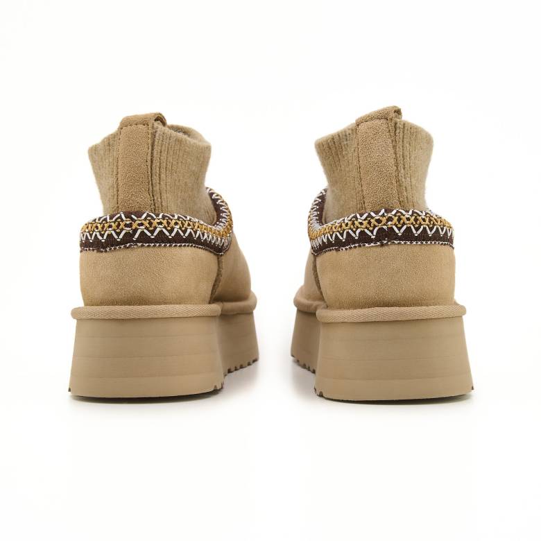 Ugg Tasman Platform Sock Beige Brown 40 - фото фото фото 3