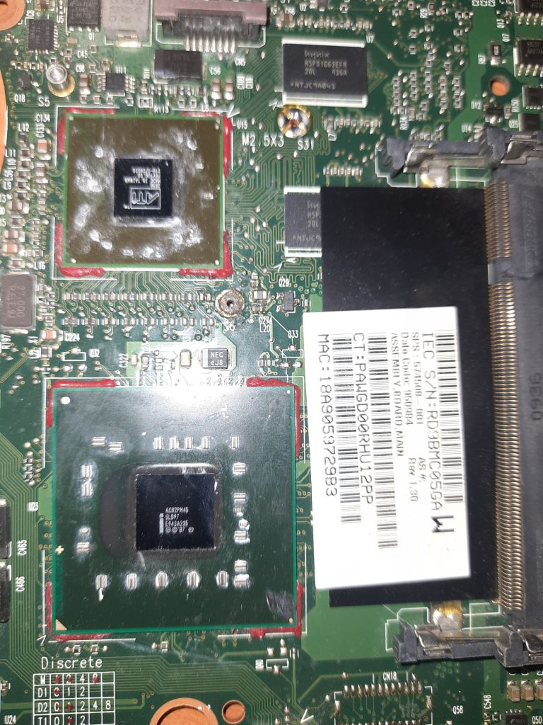 Не Робоча Материнська плата HP ProBook 4510s - фото фото фото 2